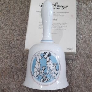 Disney Blue and White Dalmatian Bell